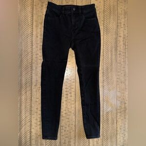 American Eagle Outfitters Black Higher-Rise Jeggings
